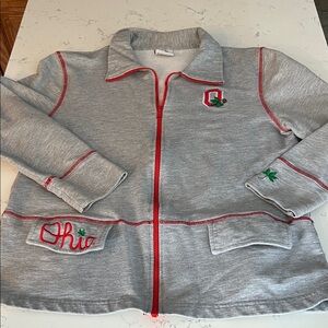 LC Trendz Gray and Red Kids Jacket